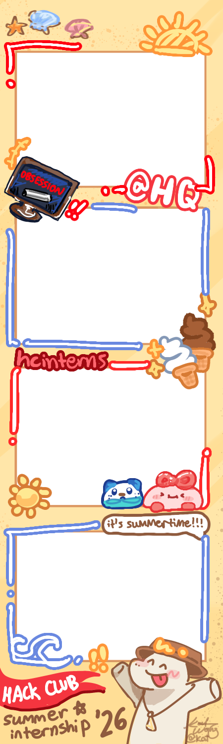 summer internship frame!